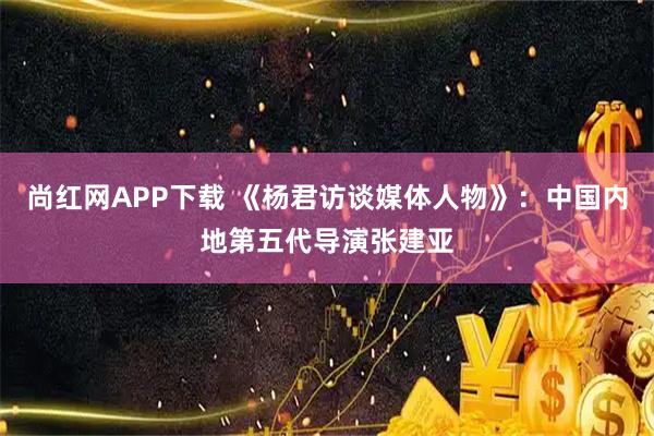 尚红网APP下载 《杨君访谈媒体人物》：中国内地第五代导演张建亚
